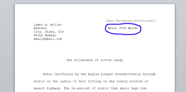 Word Count for stories